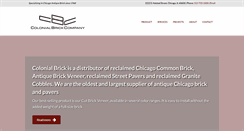 Desktop Screenshot of colonialbrickchicago.com